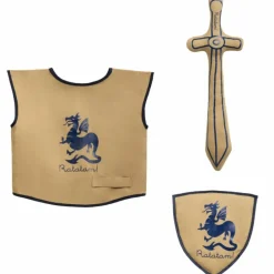 Discount Kit chevalier Marron et Bleu (3-8 ans) Enfant Déguisement Enfant