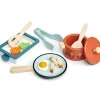 Discount Kit de casserole et poêle en bois Dînette Et Aliments Factices