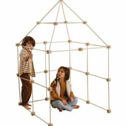 Online Kit de construction cabane d'intérieur 1001 Cabanes - Pack Castor 111 pièces Cabane Intérieur