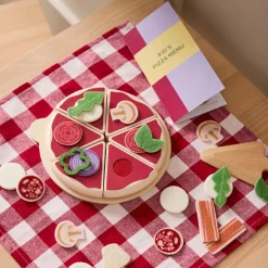 Hot Kit pizza en bois Kid's Hub Dînette Et Aliments Factices