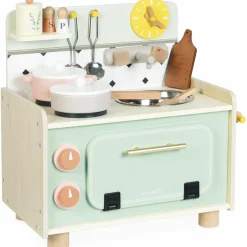 Kitchenette en bois Mamie Soleil (9 pièces) Enfant Cuisine Enfant