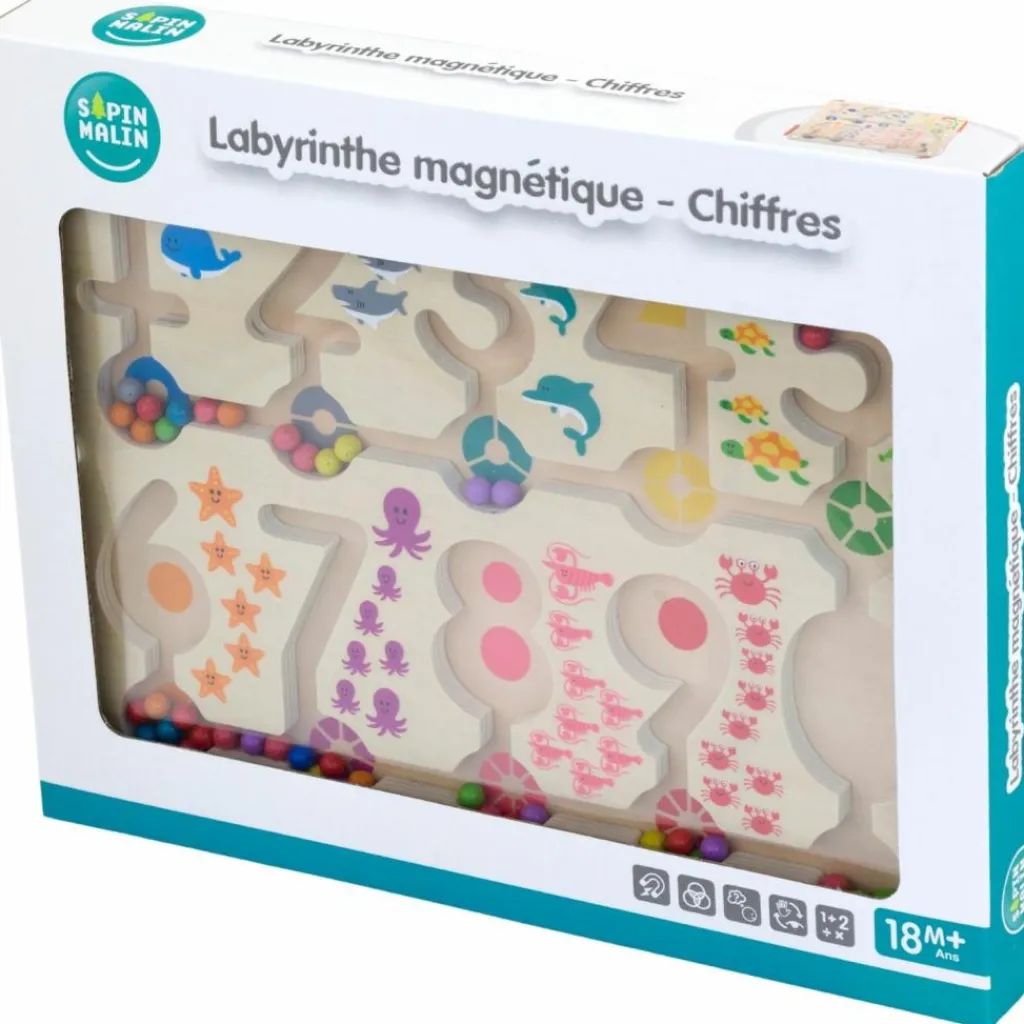 Clearance Labyrinthe magnétique en bois Jeu Magnétique