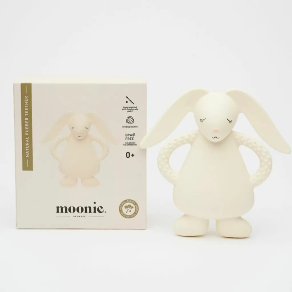 Outlet Lapin de dentition en caoutchouc naturel crème Jouet / Anneau De Dentition