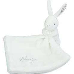 Lapin Doudou blanc (10 cm) Doudou Plat