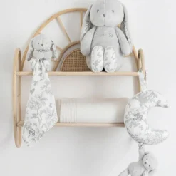 Hot Lapin musical Augustin gris Peluche Musicale