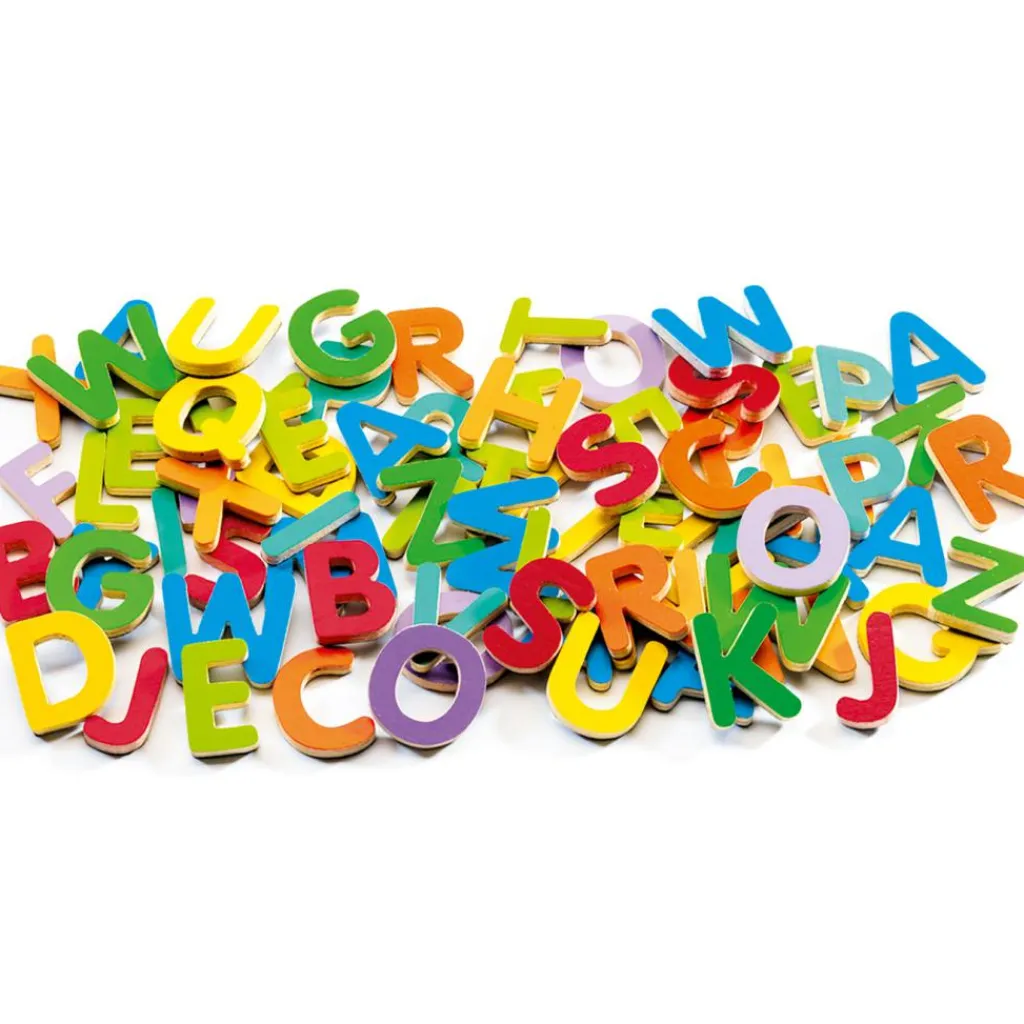 New Lettres majuscules magnétiques (83 pièces) Apprentissage Lecture Et Écriture
