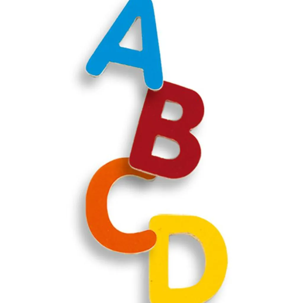 New Lettres majuscules magnétiques (83 pièces) Apprentissage Lecture Et Écriture