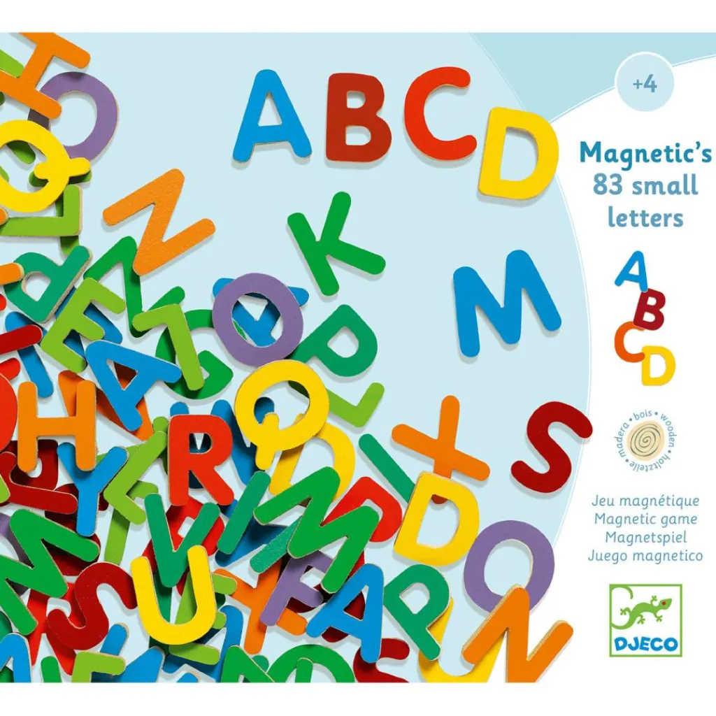 New Lettres majuscules magnétiques (83 pièces) Apprentissage Lecture Et Écriture