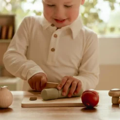 Outlet Légumes à découper en bois FSC Dînette Et Aliments Factices