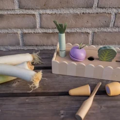 Clearance Légumes en bois Jouet À Encastrer