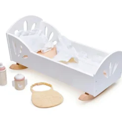 New Lit de poupée à bascule cygne Accessoires Poupée