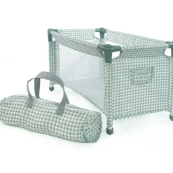 Online Lit de voyage pour poupée Tom Vichy vert Accessoires Poupée