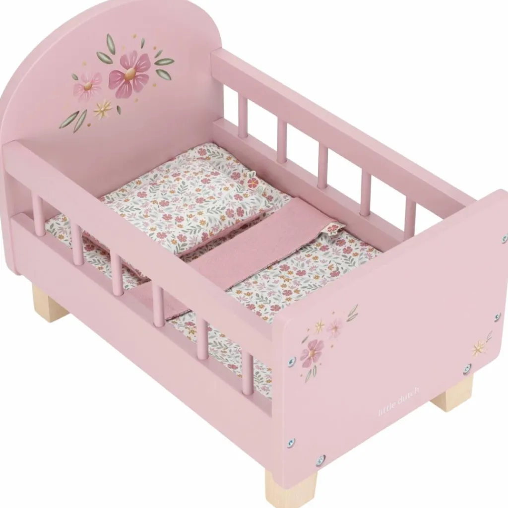 New Lit en bois FSC pour poupée Accessoires Poupée