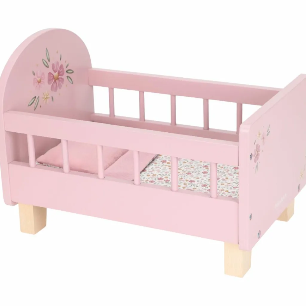 New Lit en bois FSC pour poupée Accessoires Poupée