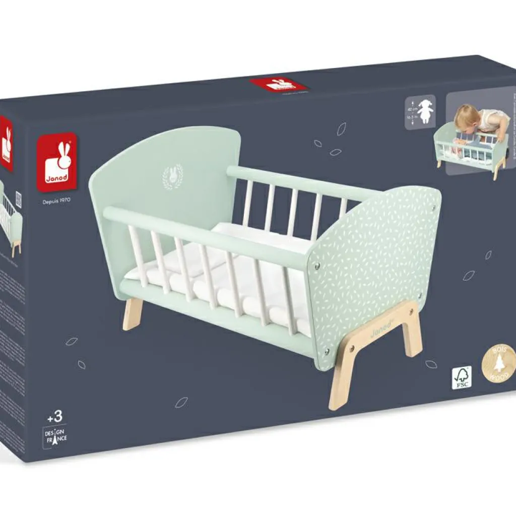 Discount Lit en bois Zen pour poupée Accessoires Poupée