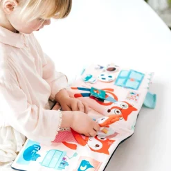 Online Livre bébé d'activités Bonsoir Petit Renard Livre Bébé En Tissu