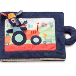 Hot Livre bébé d'activités Ignace à la ferme (28 cm) Livre Bébé En Tissu