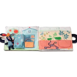 Hot Livre bébé d'activités Ignace à la ferme (28 cm) Livre Bébé En Tissu