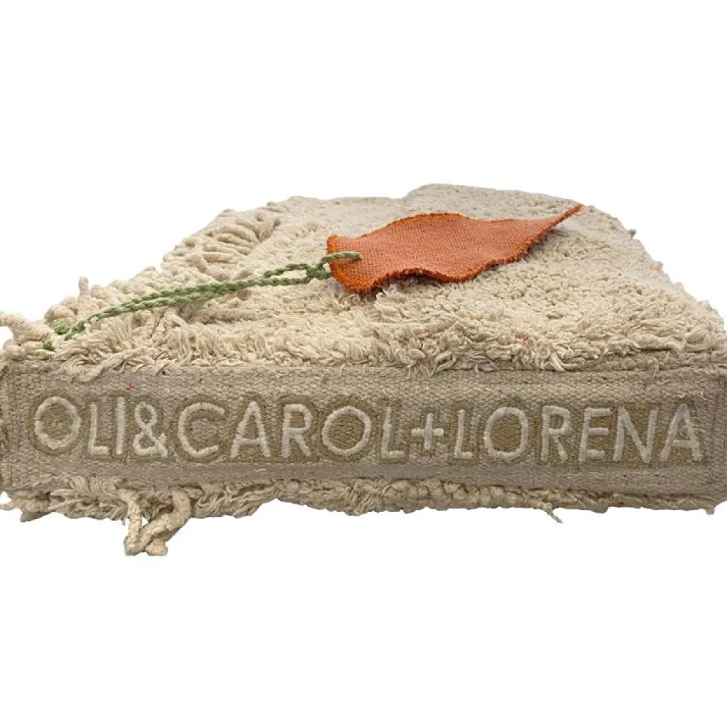 Sale Livre bébé en coton Cool kids eat healthy x Oli & Carol (30 x 27 cm) Livre Bébé En Tissu