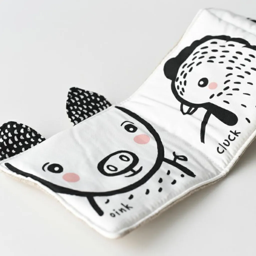 Best Livre bébé en tissu accordéon Ferme Livre Bébé En Tissu