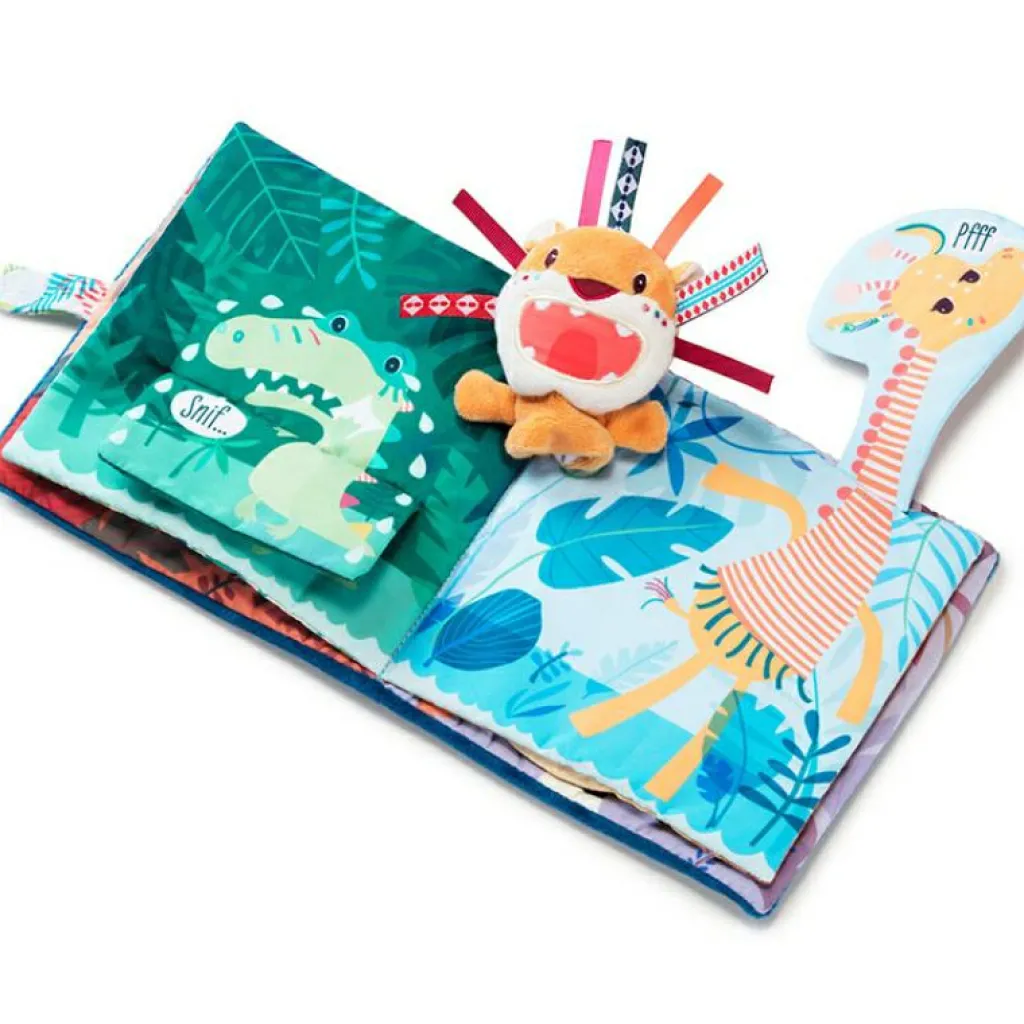 Clearance Livre bébé en tissu Jack le lion Livre Bébé En Tissu