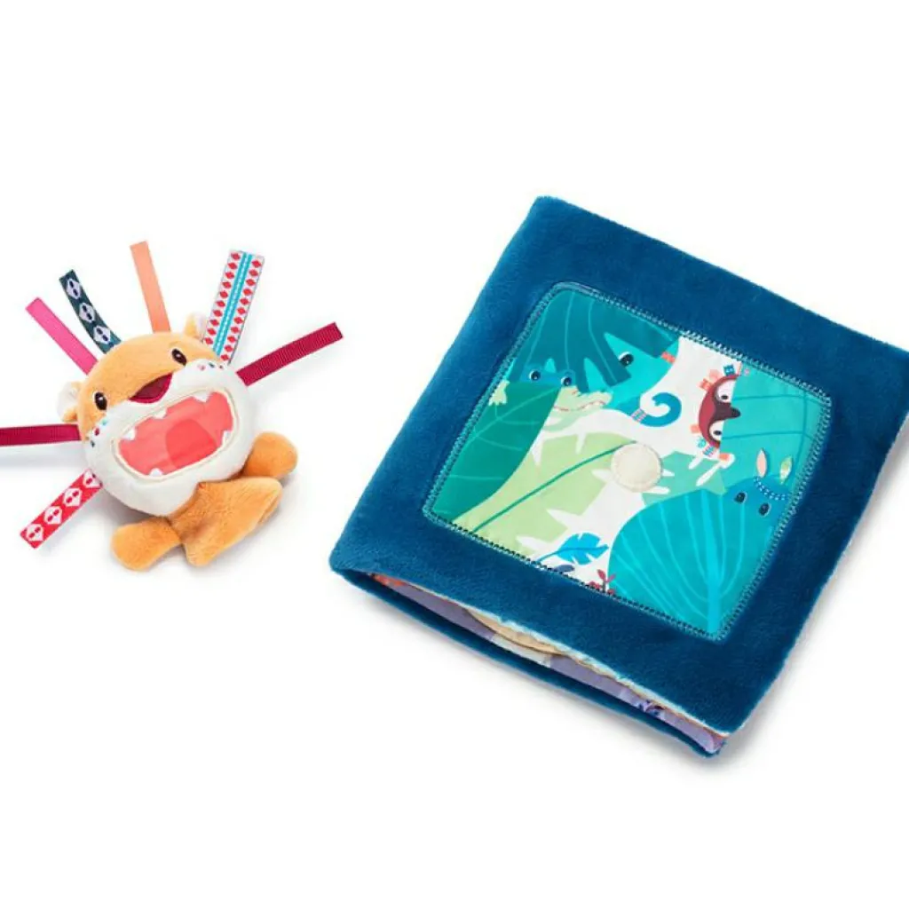 Clearance Livre bébé en tissu Jack le lion Livre Bébé En Tissu