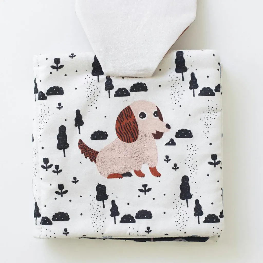 New Livre bébé en tissu Peekaboo Pets Livre Bébé En Tissu