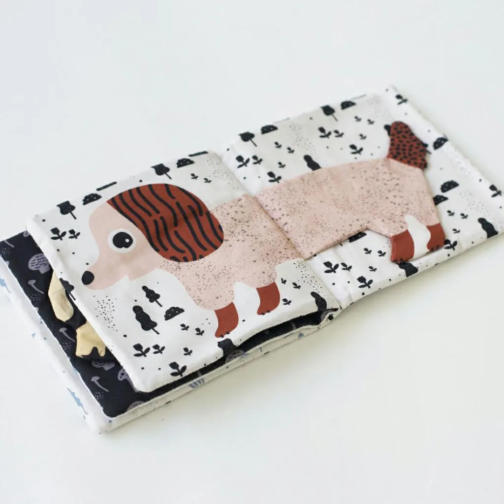 New Livre bébé en tissu Peekaboo Pets Livre Bébé En Tissu