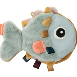 Discount Livre bébé en tissu poisson vert d'eau Sea friends Livre Bébé En Tissu