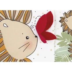 Clearance Livre bébé Le lionceau curieux Livre Bébé En Tissu