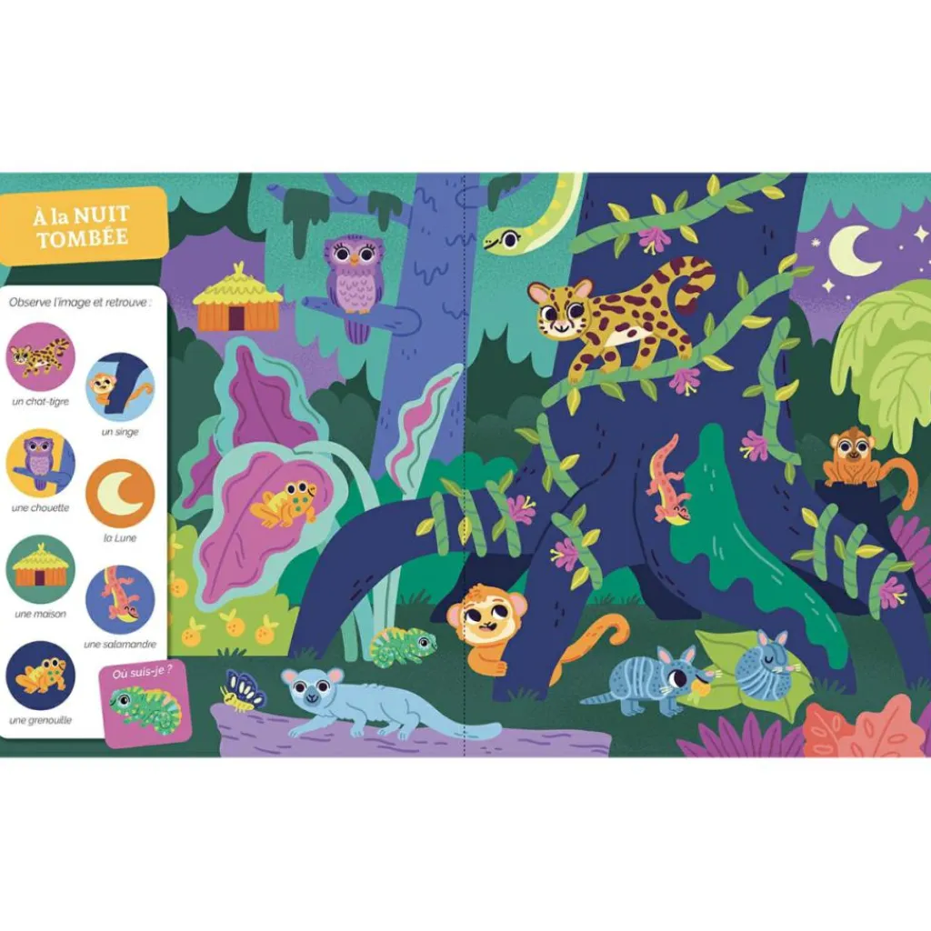 Sale Livre Cherche et trouve des tout-petits - La jungle et la savane Imagier