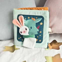 Outlet Livre d'activités en tissu Joe et son doudou Livre Bébé En Tissu