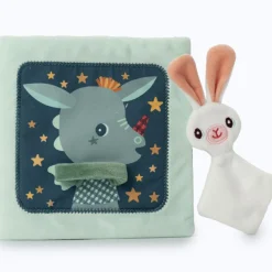 Outlet Livre d'activités en tissu Joe et son doudou Livre Bébé En Tissu