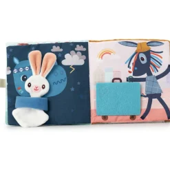 Outlet Livre d'activités en tissu Joe et son doudou Livre Bébé En Tissu