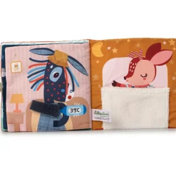 Outlet Livre d'activités en tissu Stella et son doudou Livre Bébé En Tissu