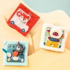 Hot Livre d'activités en tissu Bonne nuit Yvan Livre Bébé En Tissu