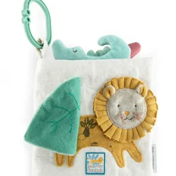 Clearance Livre d'activités en tissu Sous mon baobab Livre Bébé En Tissu