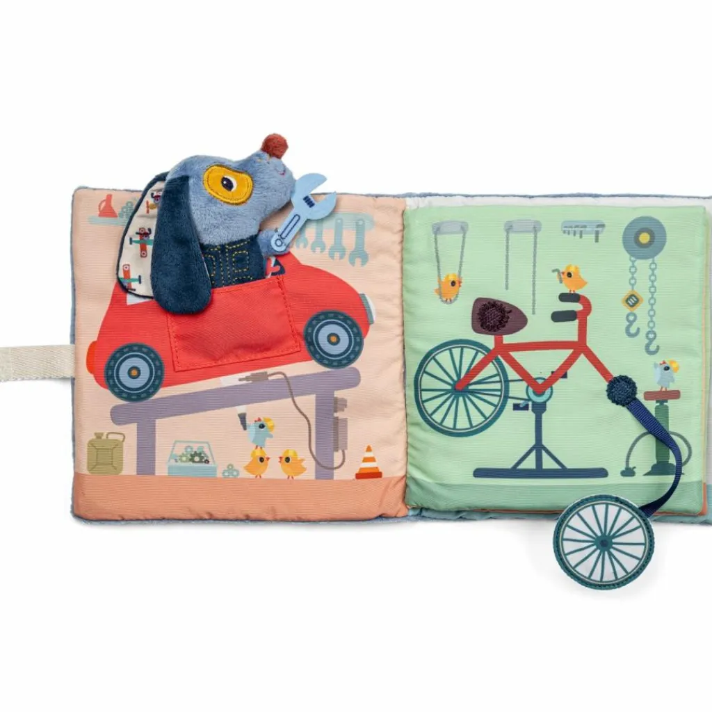 Sale Livre d'activités le garage de Jules Livre Bébé En Tissu