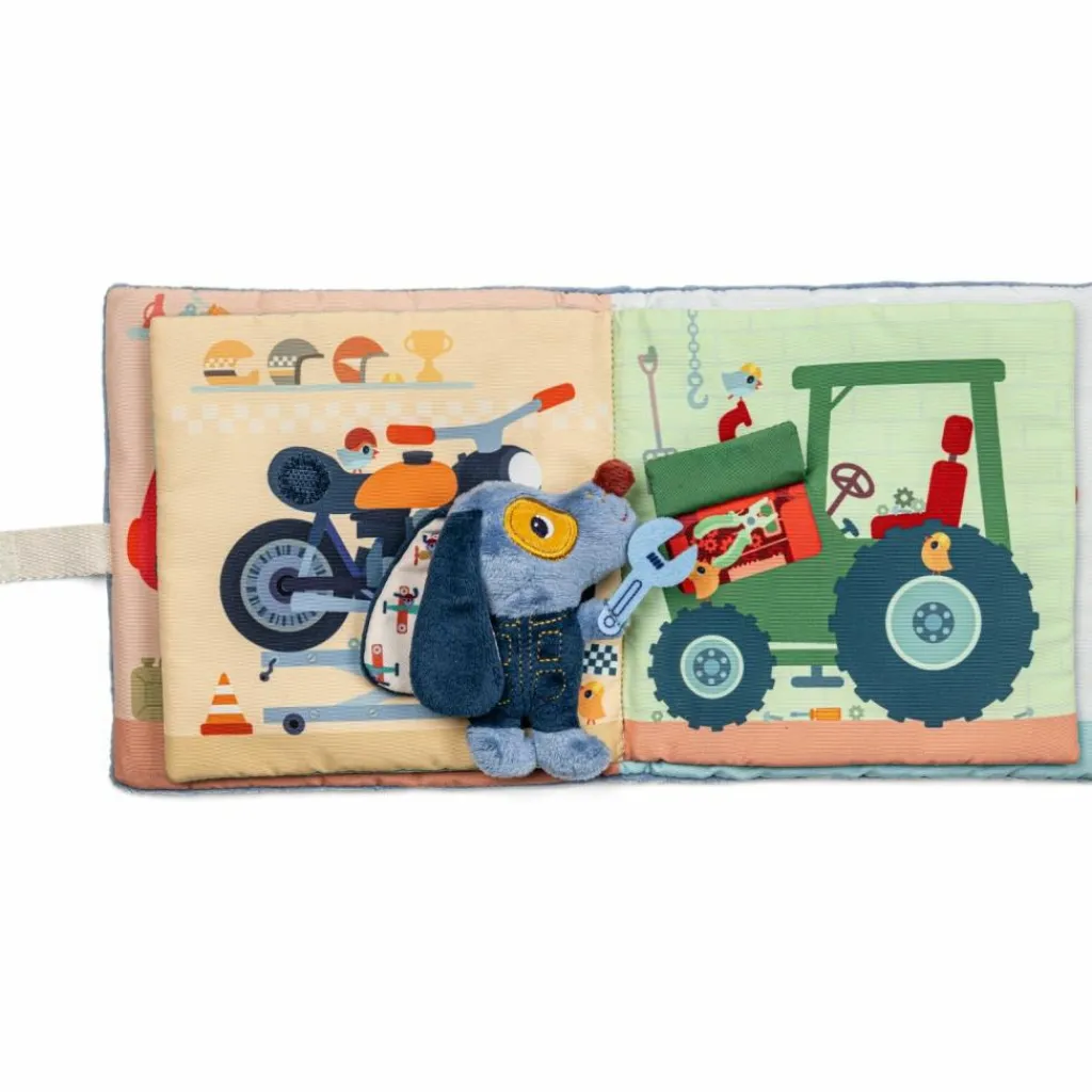 Sale Livre d'activités le garage de Jules Livre Bébé En Tissu