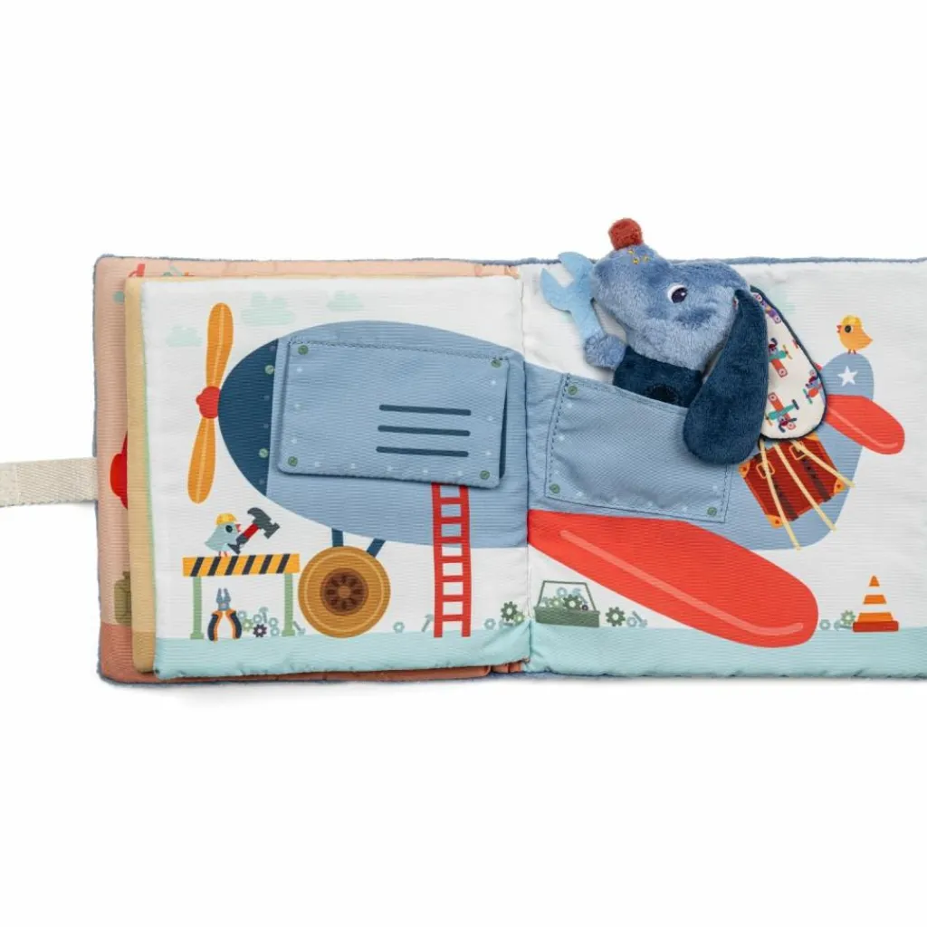 Sale Livre d'activités le garage de Jules Livre Bébé En Tissu