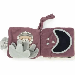 Livre d'activités Lion Gala Mint Livre Bébé En Tissu