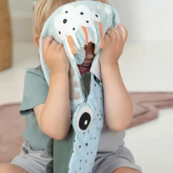 Best Livre d'éveil bébé Croco vert Livre Bébé En Tissu