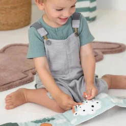 Best Livre d'éveil bébé Croco vert Livre Bébé En Tissu