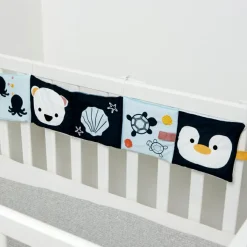 Best Livre d'éveil en tissu 3 en 1 Océan Livre Bébé En Tissu