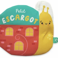 Outlet Livre en tissu Comptines accordéon - Petit escargot Livre Bébé En Tissu