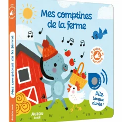New Livre Mes comptines de la ferme Mes premiers sonores Livre Sonore