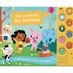 Sale Livre Mes premiers livres à écouter Mes comptines des émotions Livre Sonore