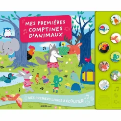Clearance Livre Mes premiers livres à écouter Mes premiers comptines d'animaux Livre Sonore