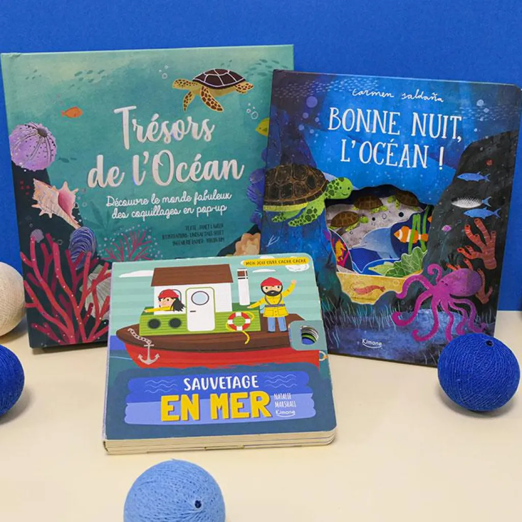 New Livre pop-up Trésors de l'Océan Enfant Livre Enfant