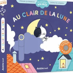 Online Livre sonore Ma comptine animée - Au clair de la lune Livre Sonore
